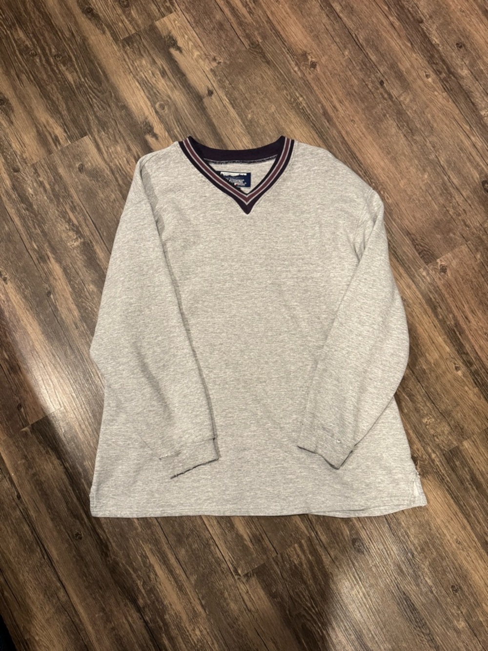 Vintage LL Bean x Russell Athletic Sweatshirt Womens Size L Gray 90s Made In USA